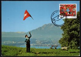 Maximumkarte Pro Patria - Schweizer Kulturgut