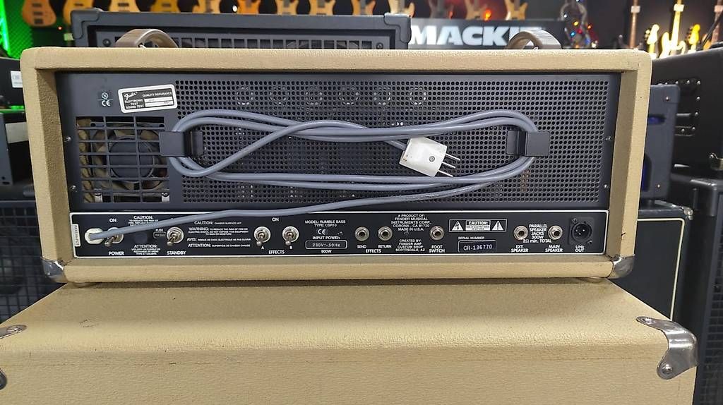 Fender Amplificatori: FenderRumble Bass Full Stack 1997 "Blonde" – Usato da Schlieren venduto da Basscenter 2