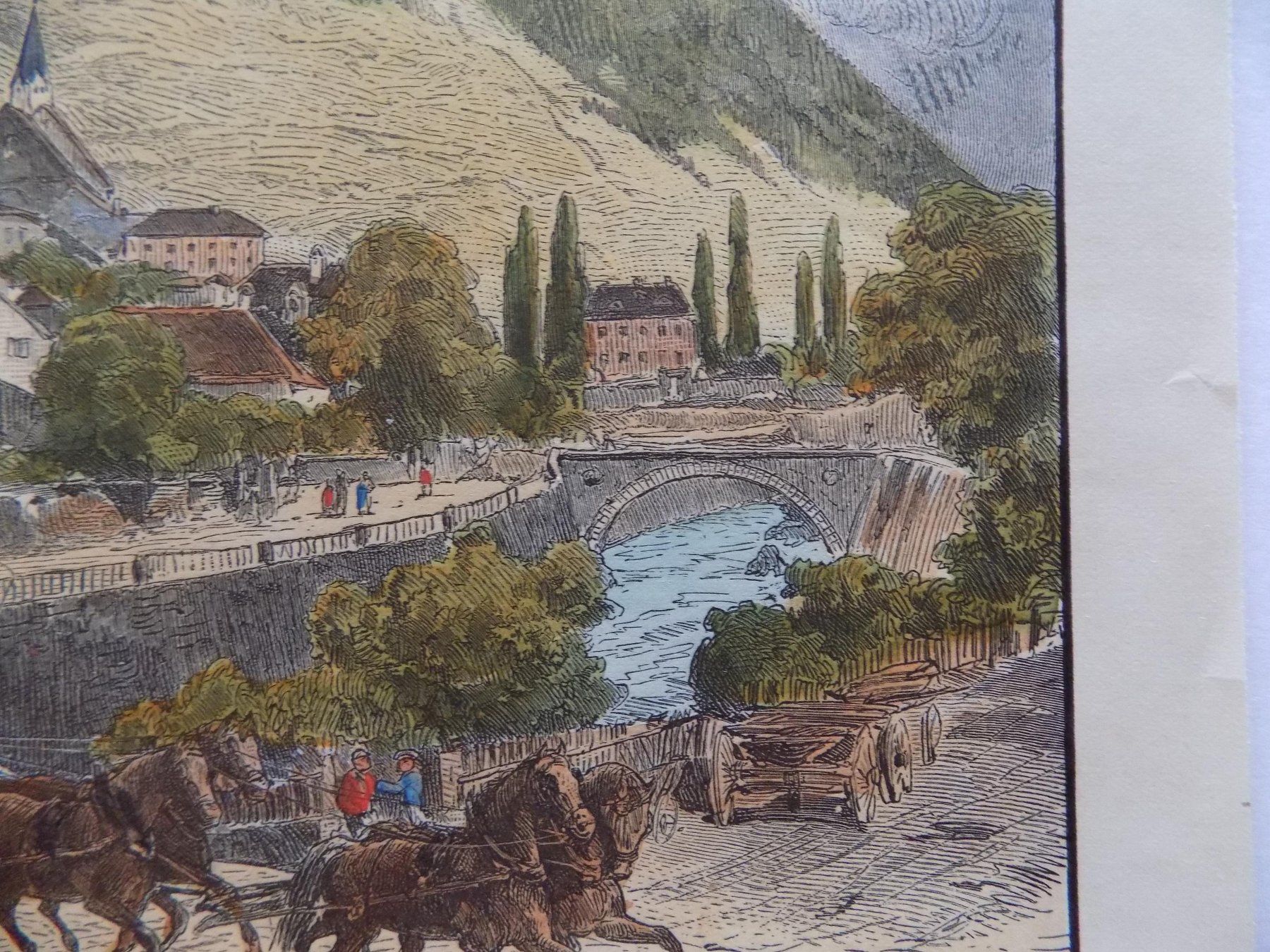 Incisioni: Chur vom Hotel Steinbock aus – Usato da Risch venduto da Antikfee 5