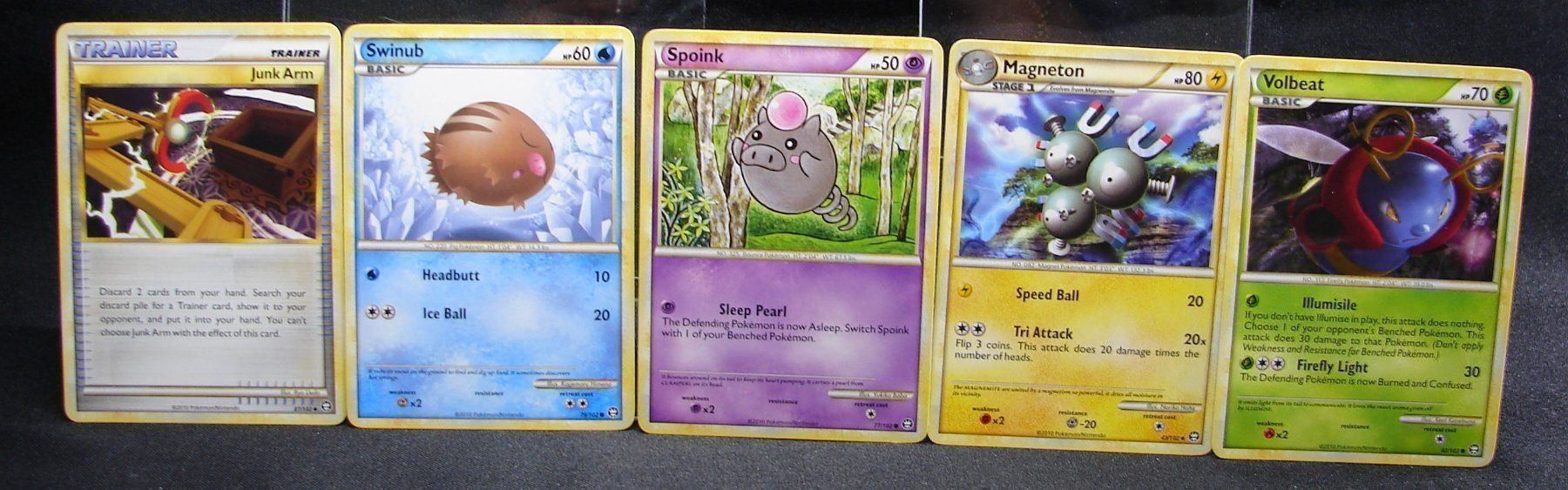 Pokémon Sammelbilder & Trading cards: 5 Karten aus HGSS - Triumphant       /50 – Neu (gemäss Beschreibung) aus Rümlang von coh_87ww