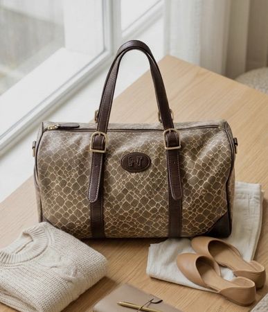 Vintage Nina Ricci Monogram Boston Bag