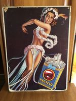 Affiche Vintage Pacific Cigarettes très rare