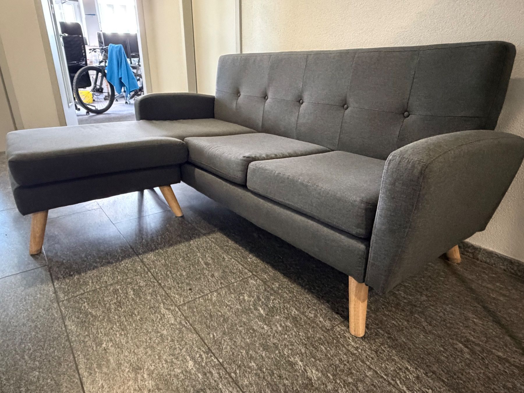 Sofas: Ecksofa SALLY grau – D'occasion à Zürich par hanswieheirii 3
