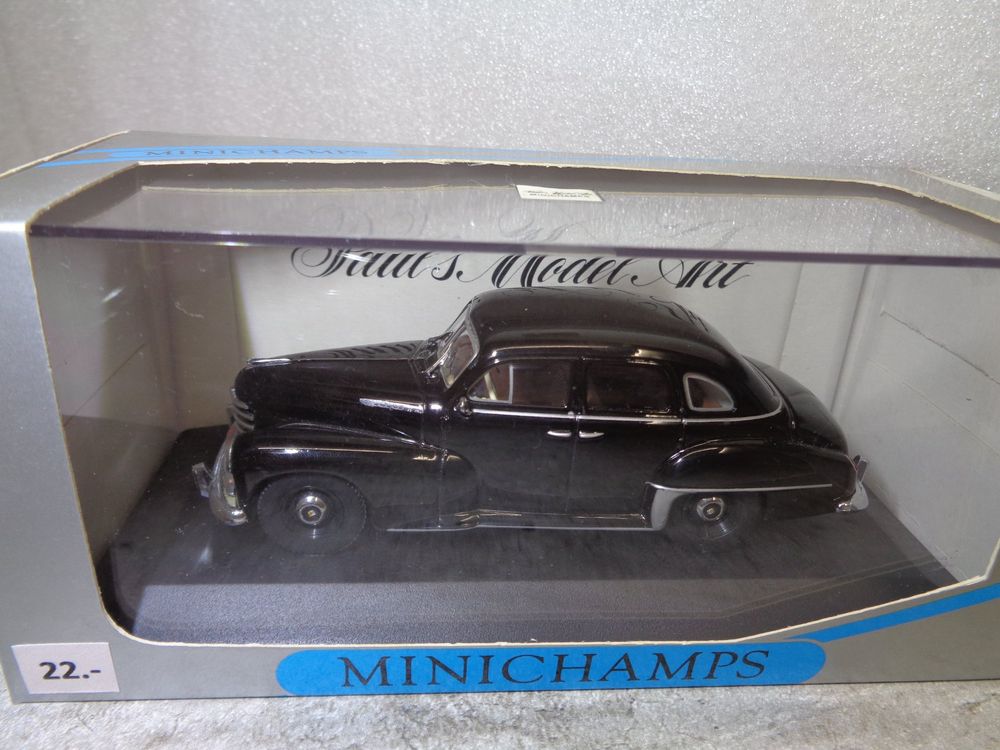 OPEL KAPITAN 1951-1953 Noir MINICHAMPS 1:43 Sonderedition 1997 de r