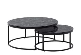 Schwarze Marmor Couchtische,Top Zustand!