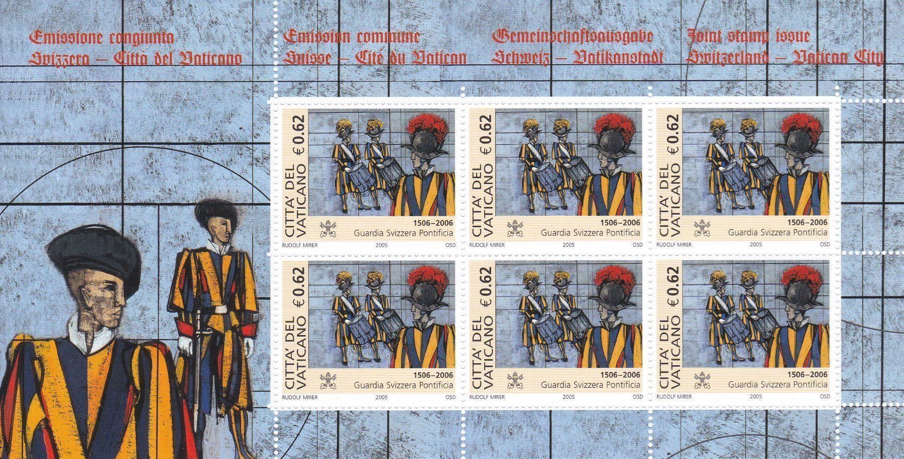 Tutti i francobolli: Postfrisch Schweiz/Vatikan 2005 – Nuovo e nell'imballaggio originale da Schliern b. Köniz venduto da joni20