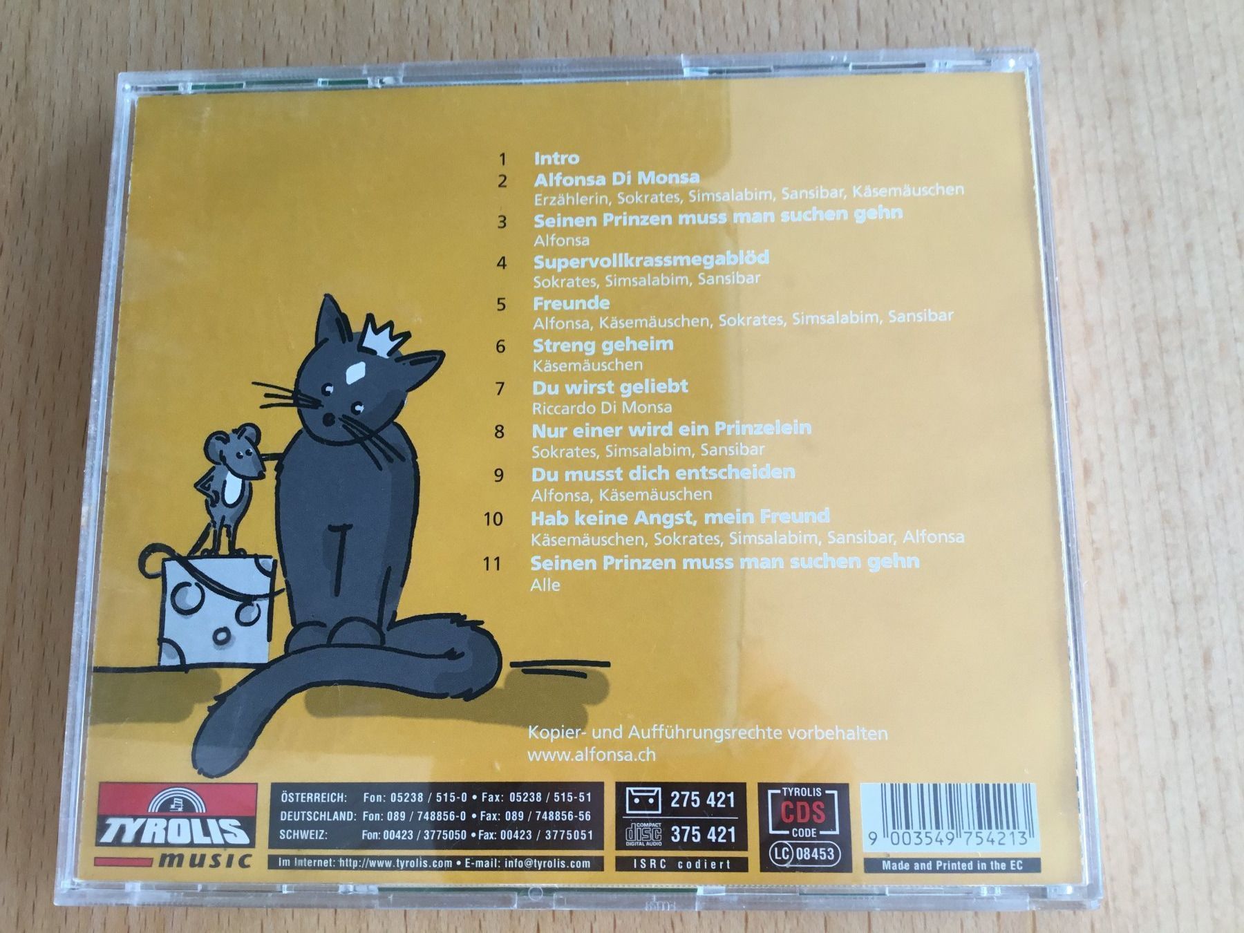 CD: Alfonsa die Monsa – Usato da Rüti ZH venduto da alumedien 1