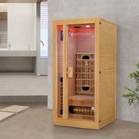 30755 Infrarotkabine NEAPEL S90V 90x90cm Vollspektrum Sauna