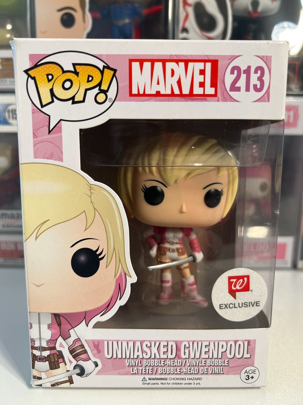 Funko Statuette: Funko POP! Marvel Unmasked Gwenpool Edition Limitée – Nuovo e nell'imballaggio originale da Le Mouret venduto da perfectbijou