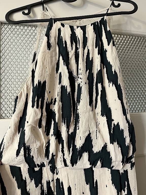 Samsøe Samsøe Vestiti: Kurzes Kleid Samsoe Samsoe, L, weiss gemustert – Usato da Zürich venduto da ialynn 2