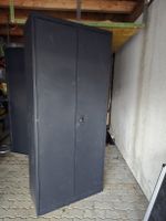 Aktenschrank Metall grau BxHxT 80x184x40 cm gebraucht