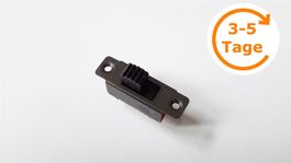 Schiebeschalter Mini 6 Pins 2xUM schwarz