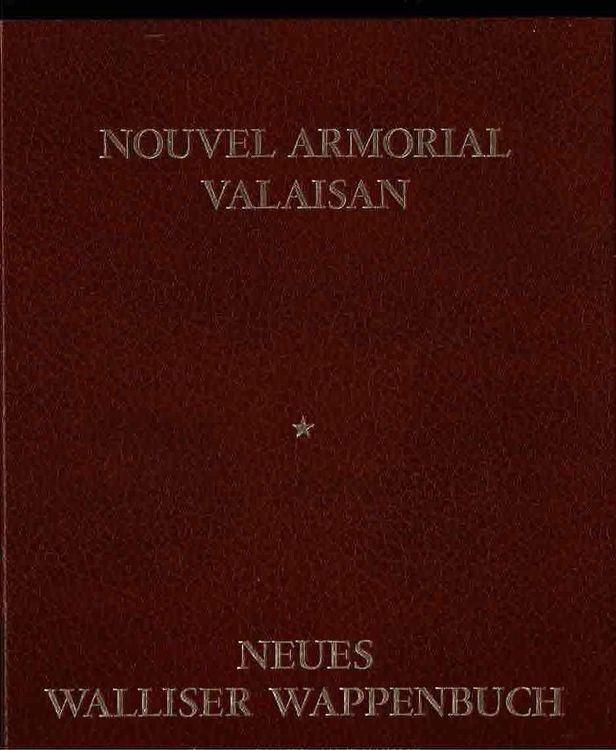 Valais/Nouvel armorial valaisan / Neues Walliser Wappenbuch Kaufen