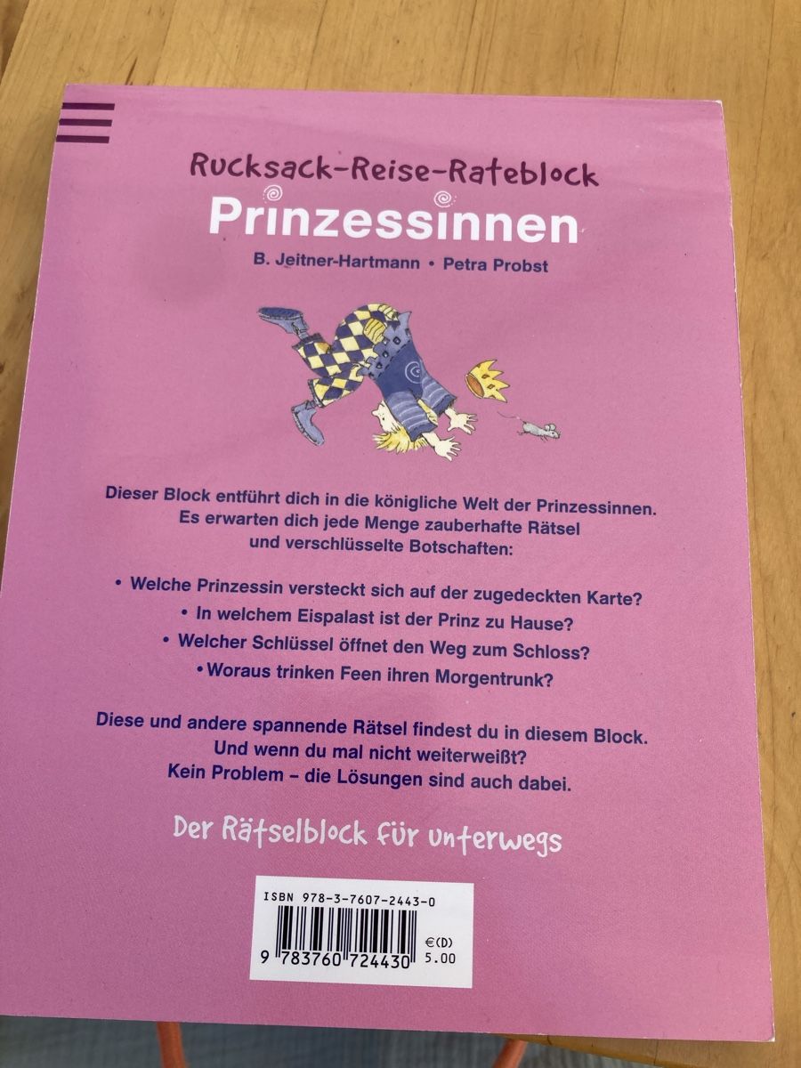 Libri: Rateblock Prinzessinnen – Nuovo (secondo la descrizione) da Kesswil venduto da Branca-01 5