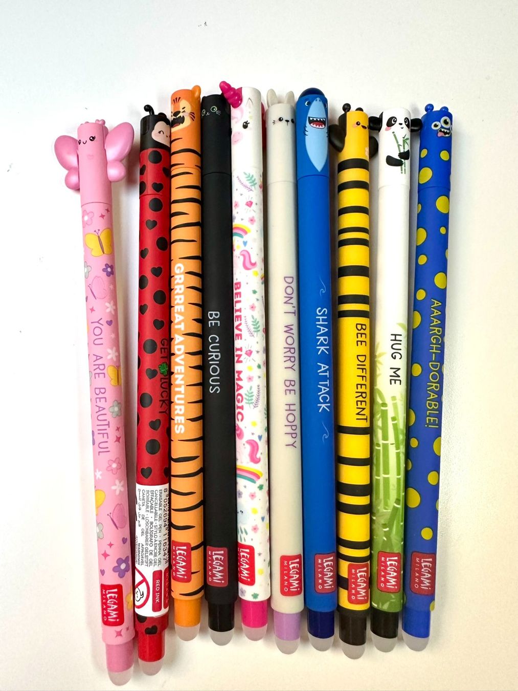 Legami Stifte & Marker: Set de 10 Stylos effaçables Legami – Neu und originalverpackt aus Bernex von euma1976