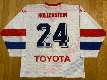 EHC KLOTEN # 24 HOLLENSTEIN TRIKOT 1987/88 PUMA EHCK L