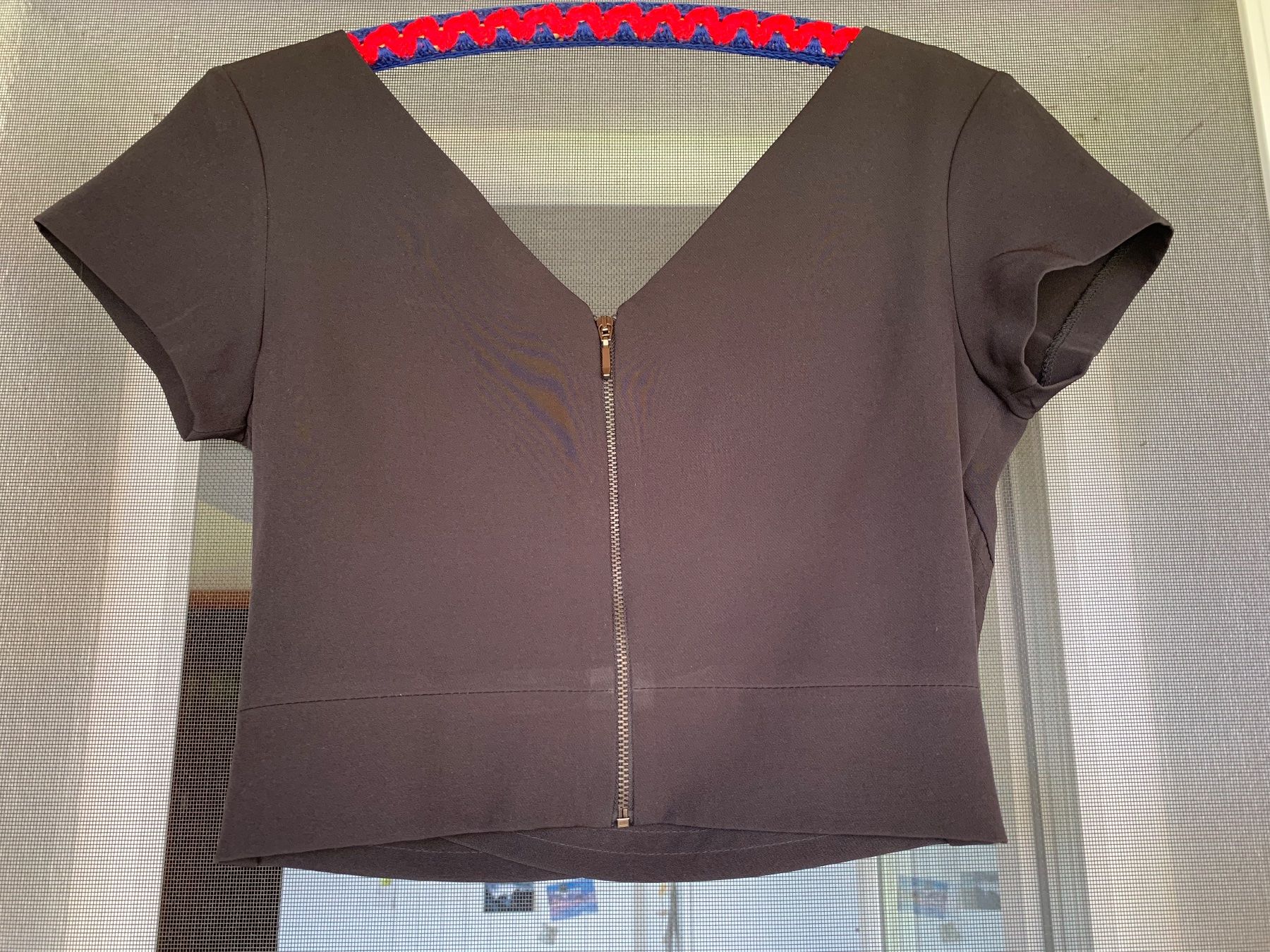 Zara Tops: schwarzes Top, festlich: Zara Basic, M – Gebraucht aus Meilen von Flockenwirbel 6