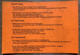 Tafel für ASU und KUBU der CH Armee