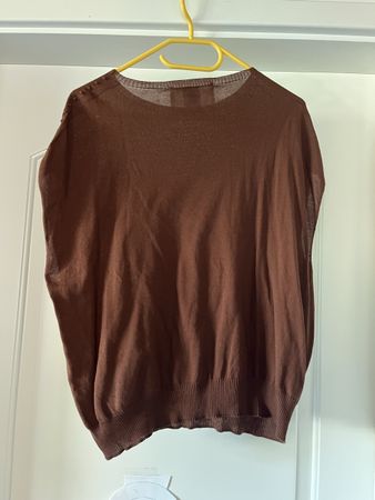 Damen Pullover braun Grösse M 100% Baumwolle