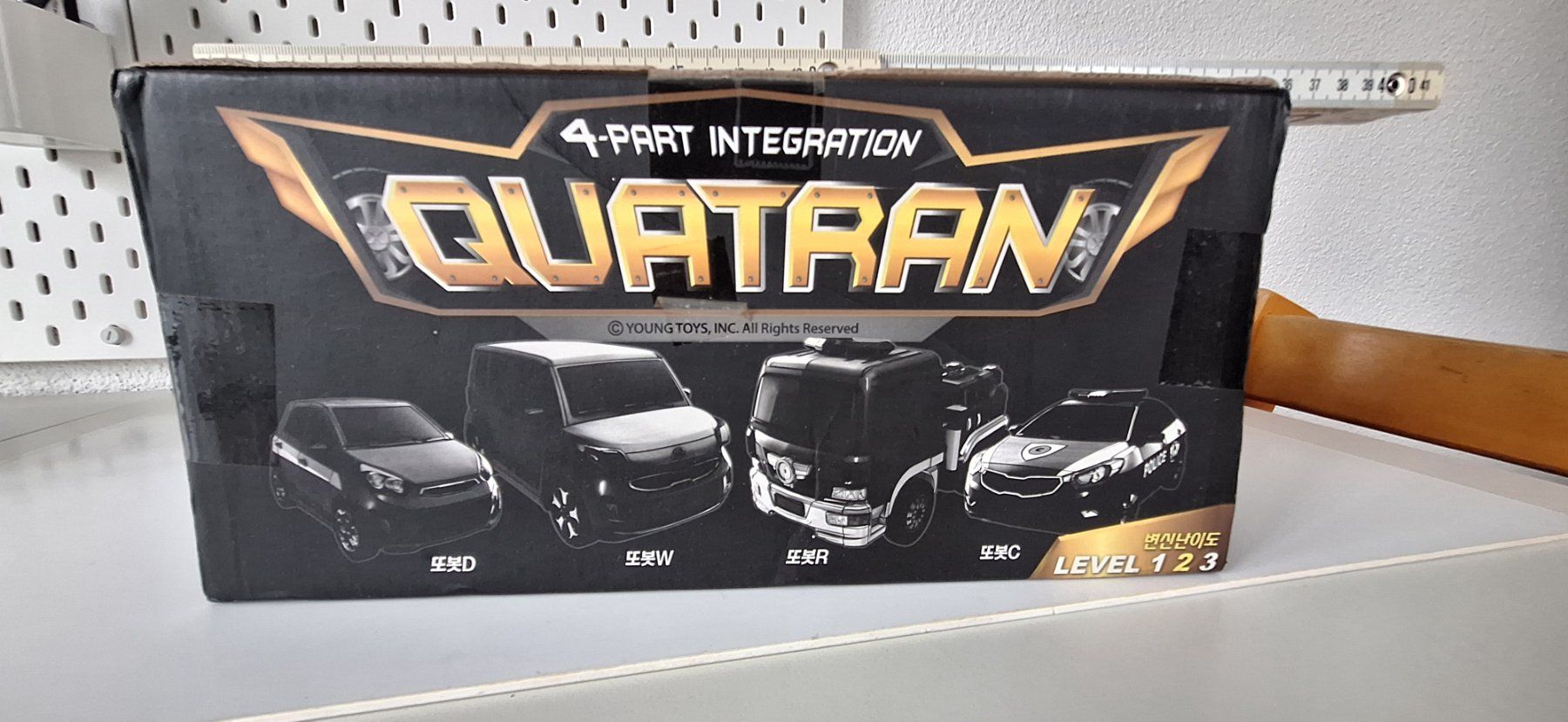 Statuette: Transformers TOBOT Quatran 4-Part Integration, 35cm Neu! – Nuovo e nell'imballaggio originale da Mellingen venduto da Edson58 2