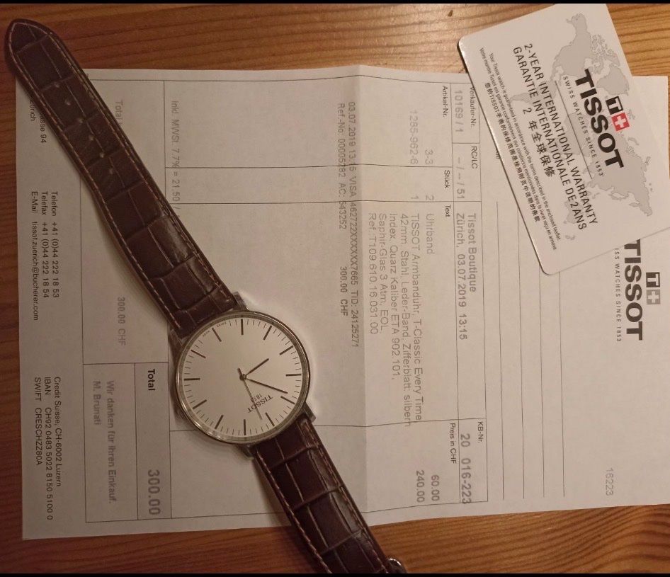 Tissot Orologi: Tissot T-Classic Everytime – Usato da Horn venduto da enigma66 3