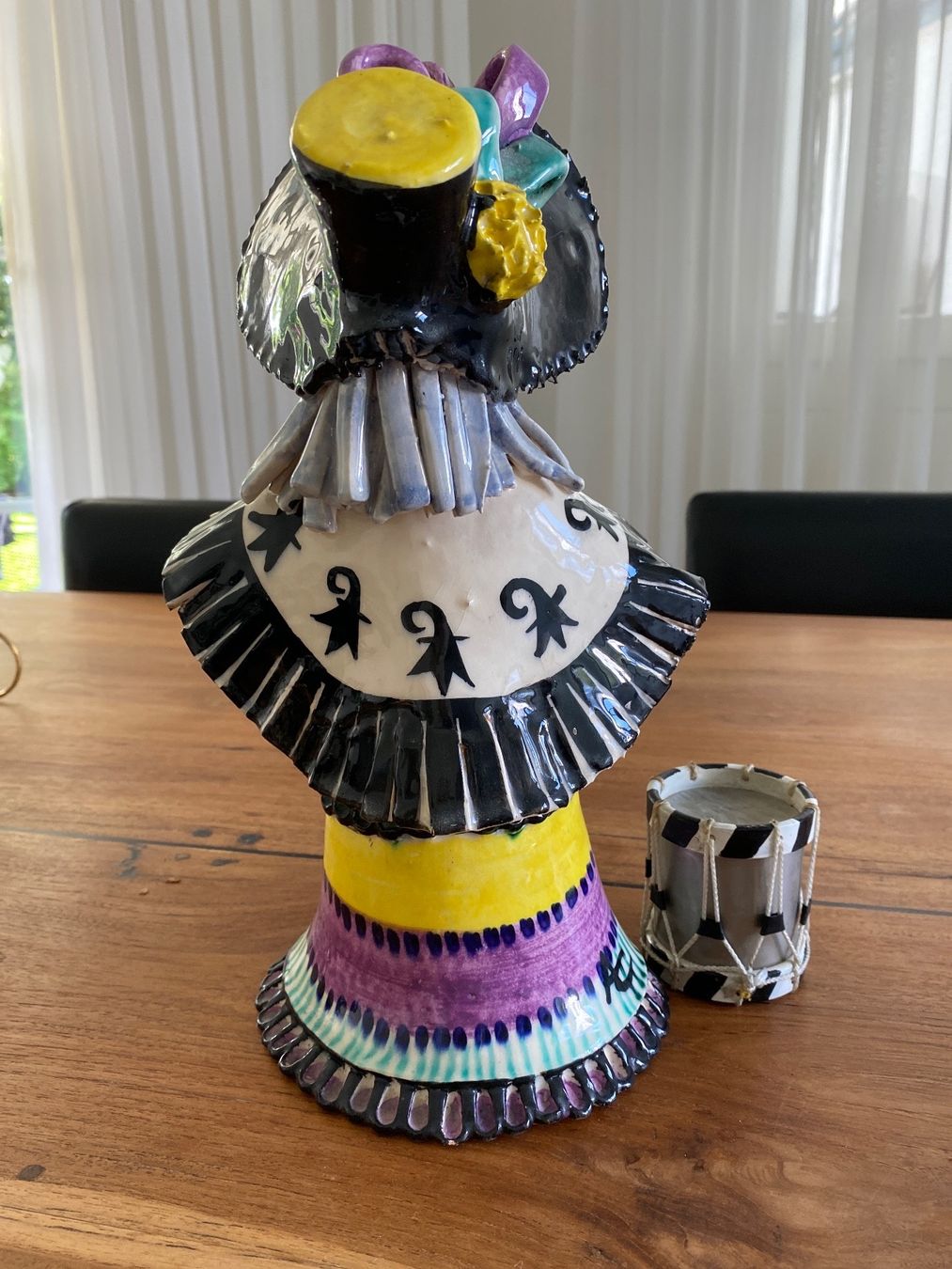 Statuette: Keramikfigur Basler Fasnacht – Usato da Kriens venduto da Wundertuete17 3