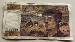 Frankreich 20 Francs 1989