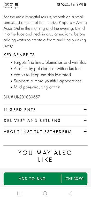 Cura del viso: Intensive PROPOLIS Amino Acid Cleanser – Nuovo e nell'imballaggio originale da Uerkheim venduto da Pod23 3