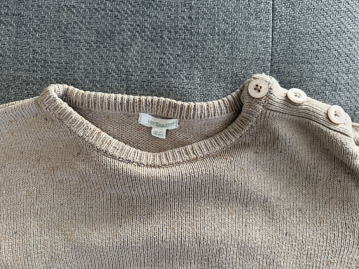 Pullover & Sweatshirts: Strickpullover hellbraun vertbaudet Gr. 140 (entspricht 134) – Gebraucht aus Aarau von Tam6 1