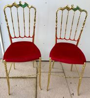 2 Design-Stühle „Chiavari“/ fleckenlose Polster