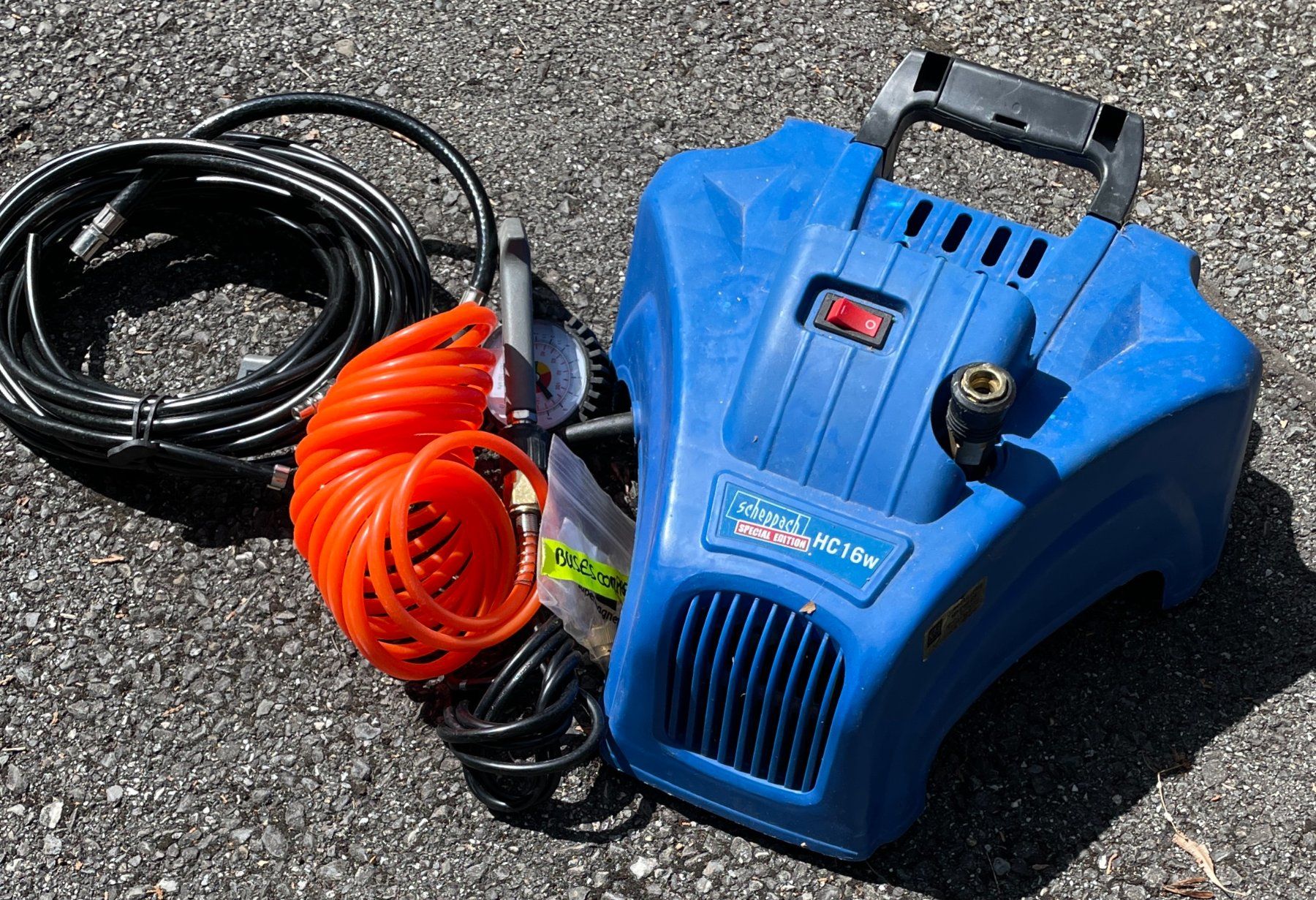 Compressori: Compresseur Scheppach HC16W - Compact et maniable! – Usato da Grimisuat venduto da alainroche