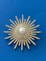 Luxus Elegante  Brosche Vintage Farbe: Silber