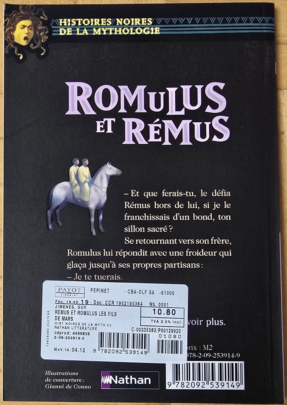 Libri: Guy Jimenes : Romulus et Rémus (Neuf) – Nuovo e nell'imballaggio originale da Froideville venduto da xXSebastienXx 1