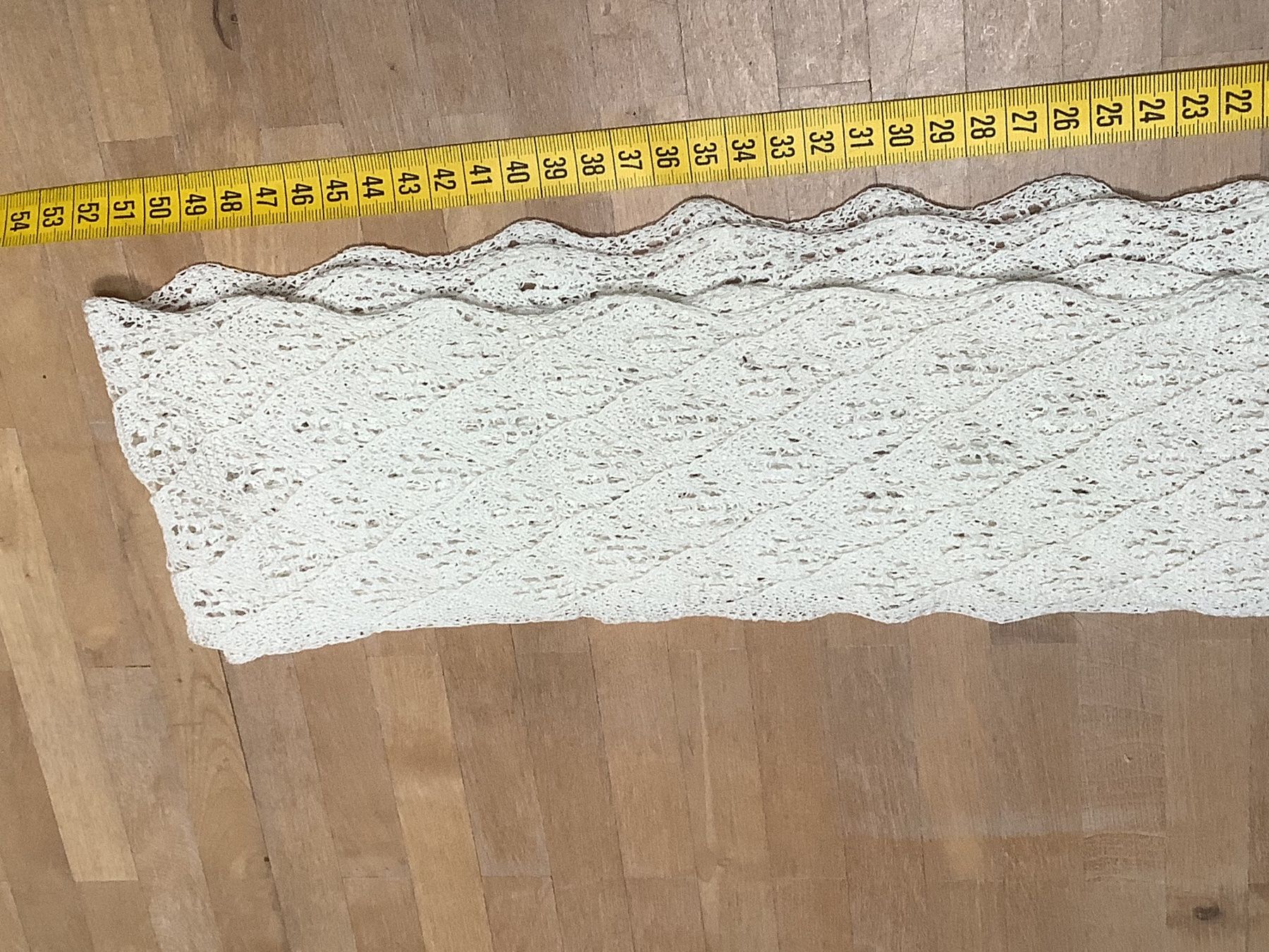 Tessuti: Vintage Spitze, gestrickter Laceschal – Nuovo (secondo la descrizione) da Winterthur venduto da Beat8344 3