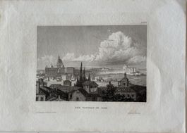 Stahlstich - Rom, Vatikan, Italien