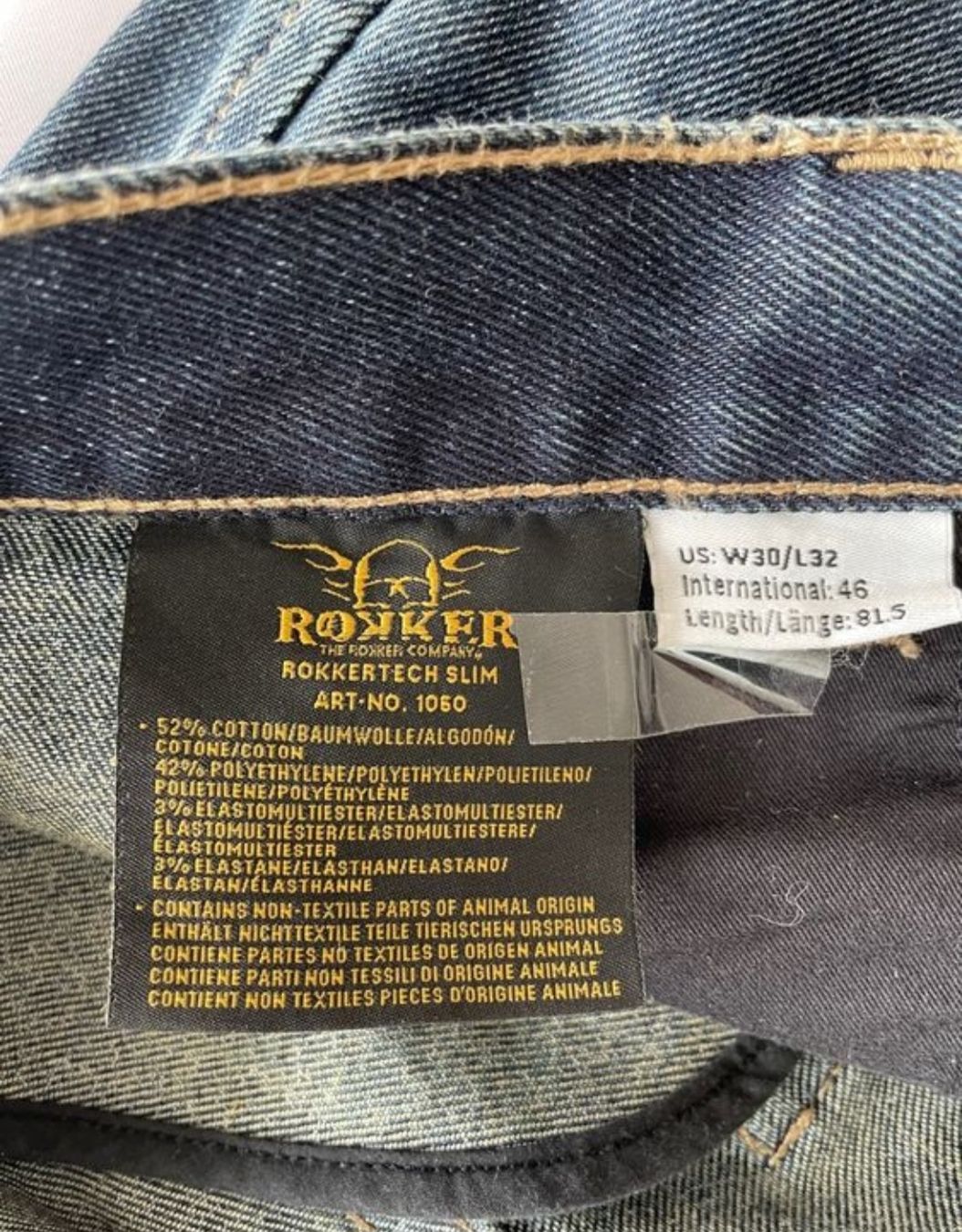 Jeans: ROKKER JEANS SLIM – Usato da Schwerzenbach venduto da Mex011 1