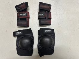 Crane Protektoren Schoner Set, Handgelenk und Knie,