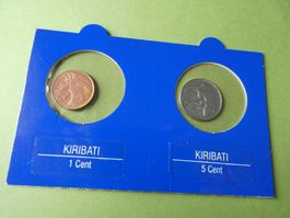 Kiribati, Set 2 alte unzirkulierte Münzen