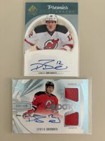 Damien Brunner NHL Hockey Jersey Card signiertBiel EVZ