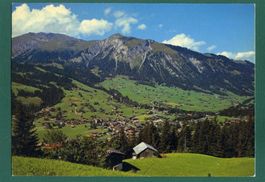 Lenk, Dorf mit Wistätt- und Flöschhorn, ungelaufen