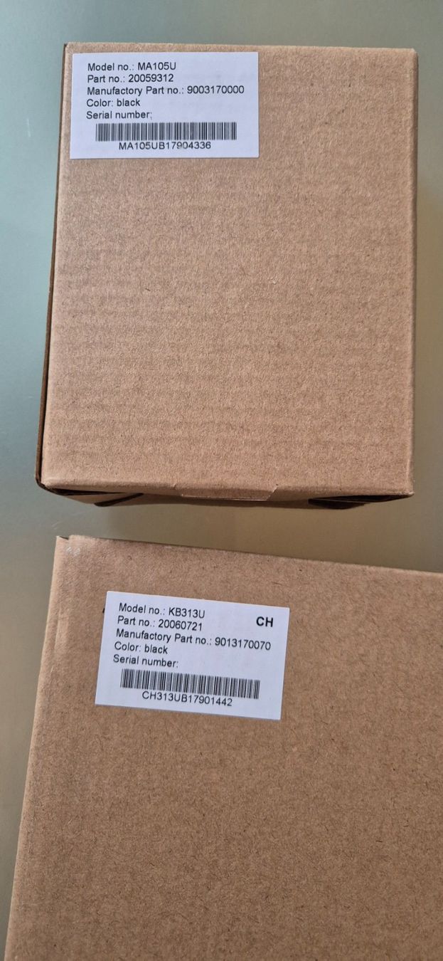 Tastiere: PC Tastatur mit Maus – Nuovo e nell'imballaggio originale da Zürich venduto da max.d 3