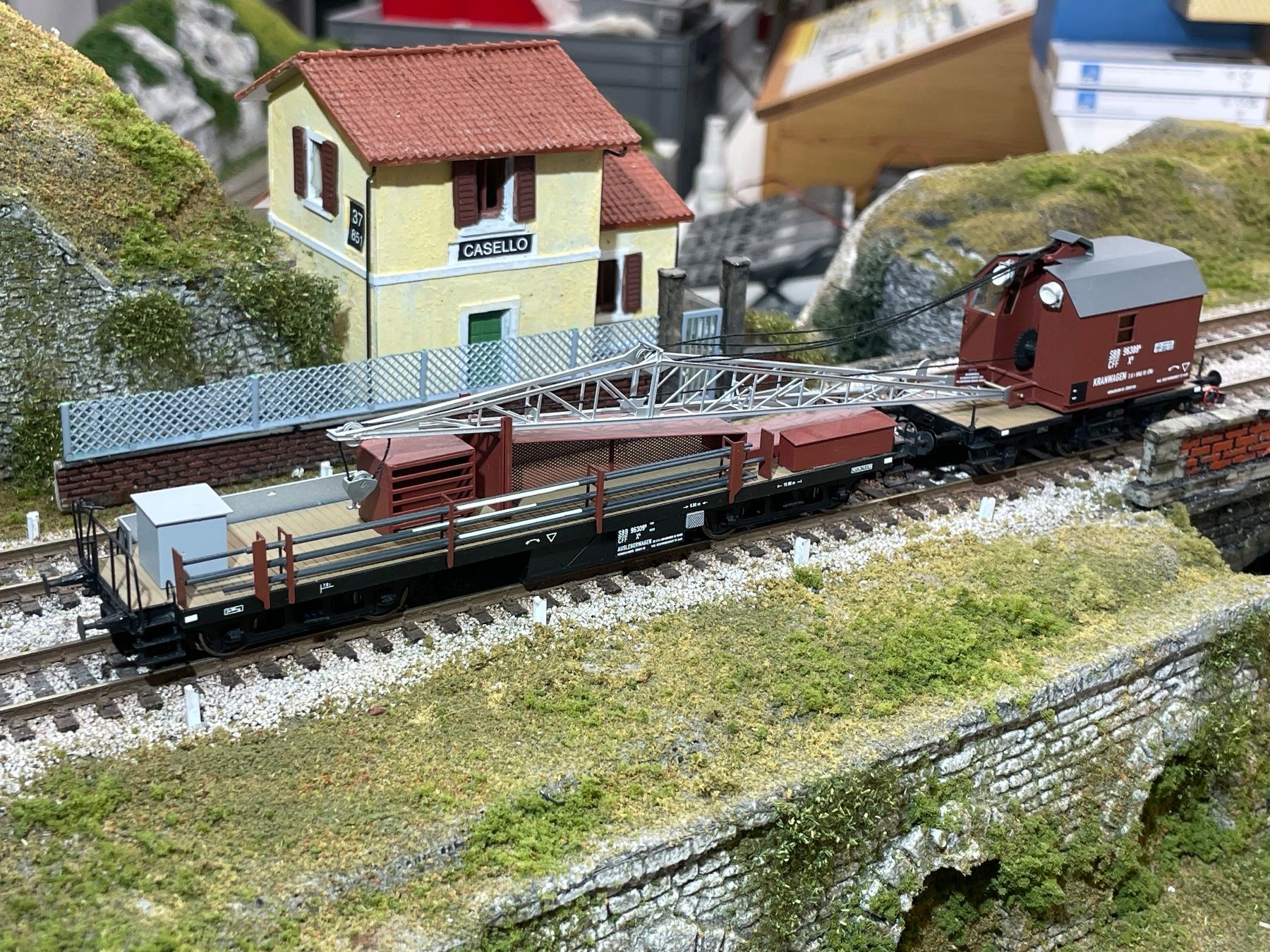 Born Modellini di ferrovie: Born Baukran - Set – Nuovo (secondo la descrizione) da Krummenau venduto da ferrotech 6