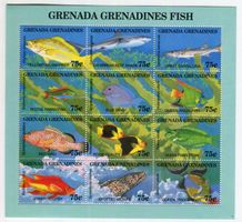 Block "Fische". Grenada.