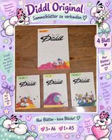 4 originale Diddl-Blätter – blockfrisch