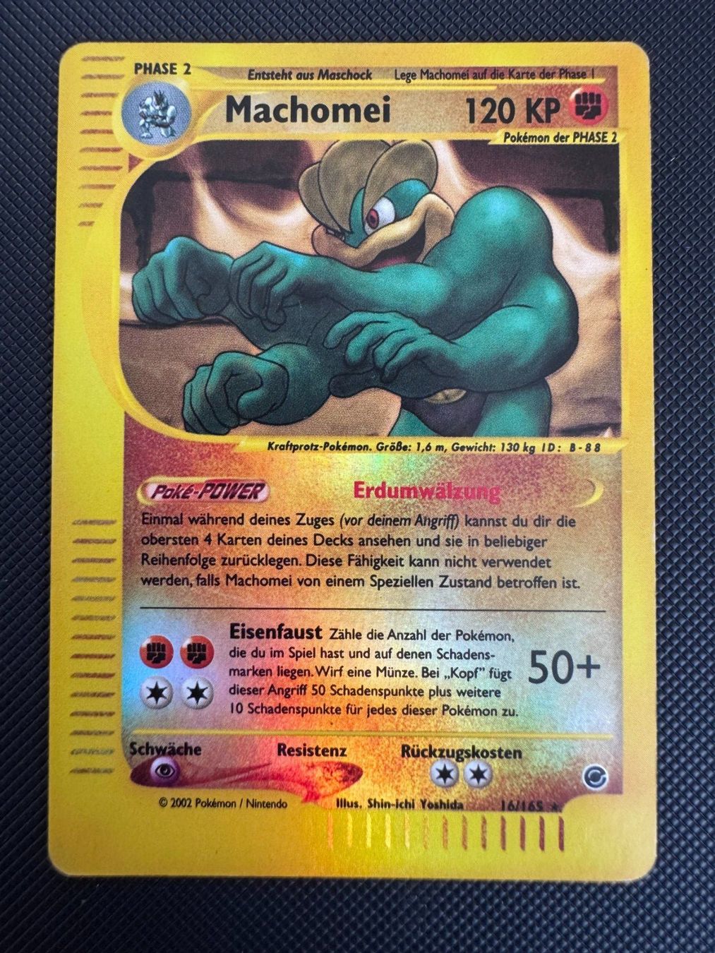 Pokémon Carte collezionabili: Pokemon Machomei Reverse Holo 16/165 - Expedition - DE – Usato da Erstfeld venduto da PokeSandero
