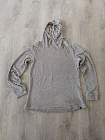Neuer, stylischer Kapuzenpulli, gerippt, Gr. 36