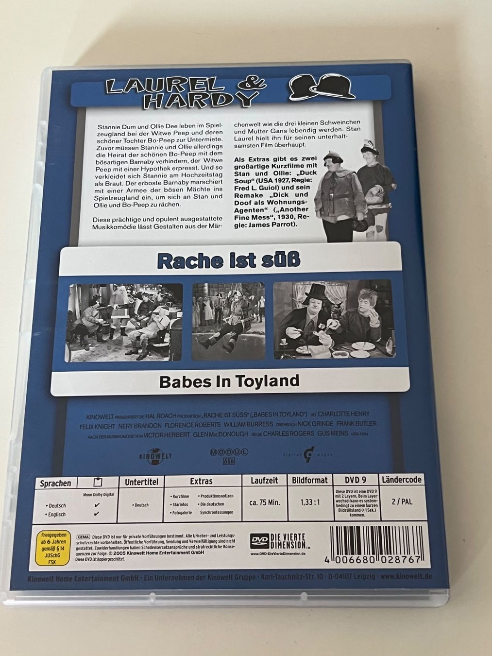 Tutti i DVDs: Laurel & Hardy - Rache ist süss - DVD – Nuovo (secondo la descrizione) da Altstätten SG venduto da sheamus 1