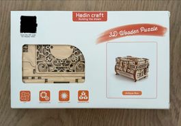 3D Holz Puzzle Hedin Craft Antique Box