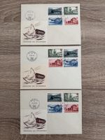 3 FDC Pro Patria 1948 Saubere Stempel in den drei Sprachen