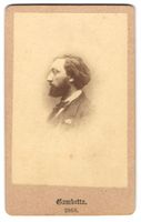 Fotografie Portrait Leon Gambetta, franz